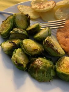 Air Fryer Buffalo Brussels Sprouts
