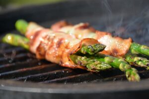 Air Fryer Asparagus with Bacon