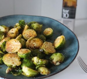 Air Fryer Honey & Balsamic Brussels Sprouts
