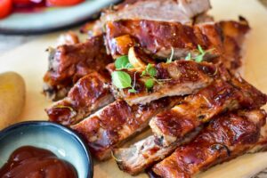 Air Fryer BBQ Ribs